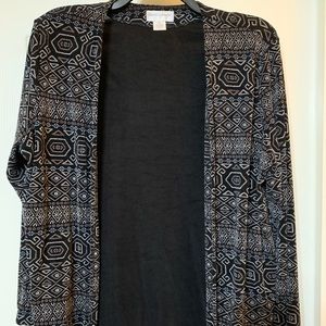 Draper’s & Damon’s Women’s Gray/Black Jacket, Size Petite XL